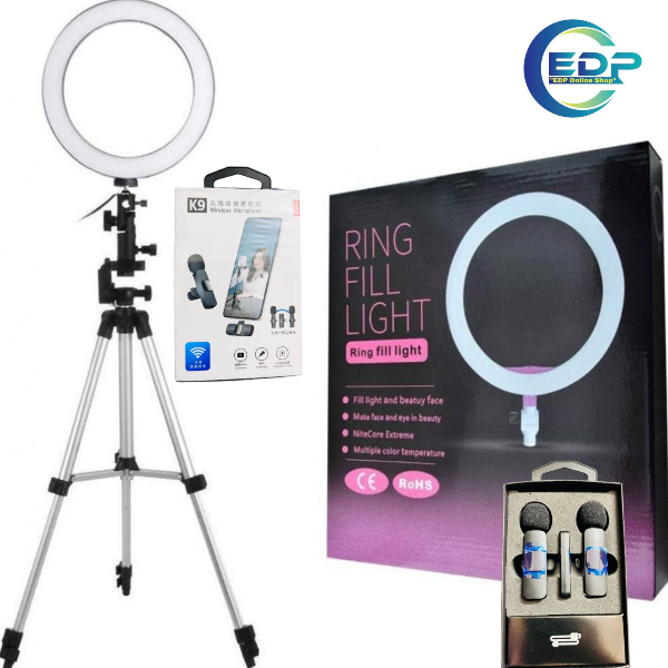 রিং লাইট মাইক্রোফোন কম্বো