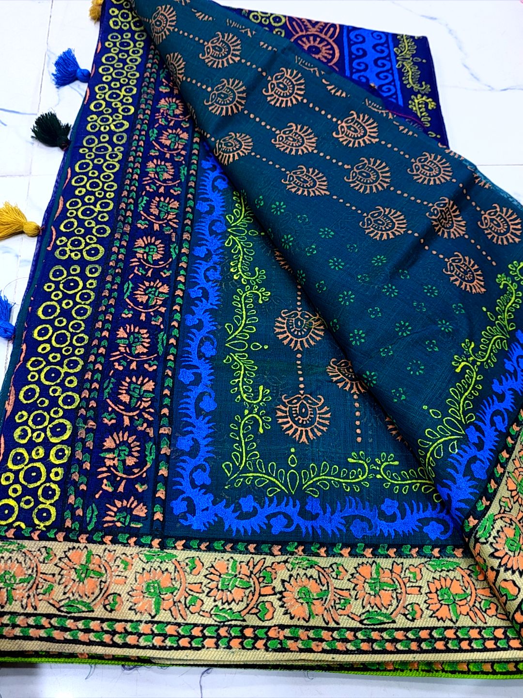 🌸বুটিকসের শাড়ি সাথে থাকছে রানিং ব্লাউজ পিস ✨ শা