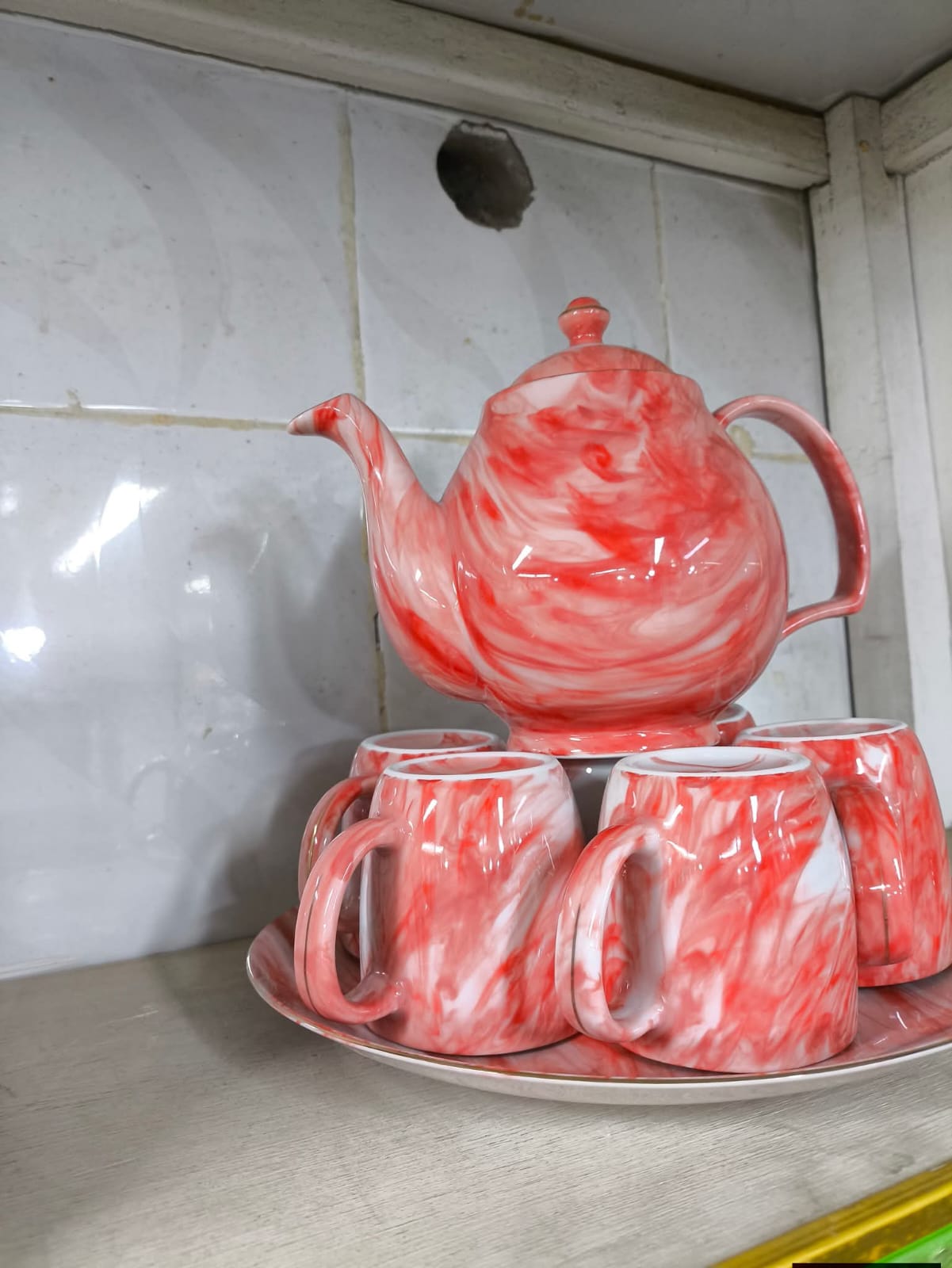 প্রিমিয়াম সিরামিক টি সেট (Premium Ceramic Tea Set)