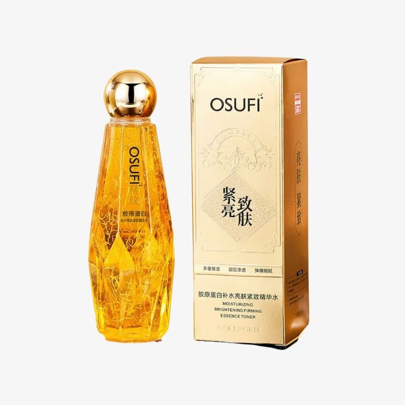 OSUFI Moisturizing Brightening Firming Essence Toner (Collagen Gold)