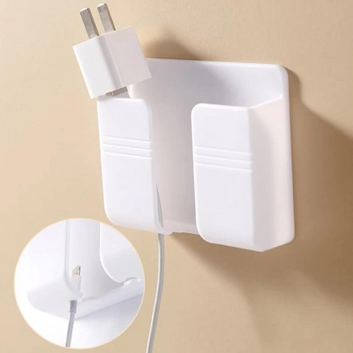 Wall bucket phone holder